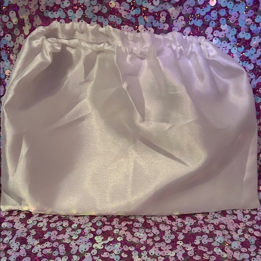 Pink Dior Clutch with Silver Accents